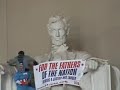 Fathers-4-Justice Plays The Lincoln Memorial
