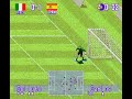 1 esp vs 0 ita - 1/2 tiempo de 3 minutos. con perros de arbitros.