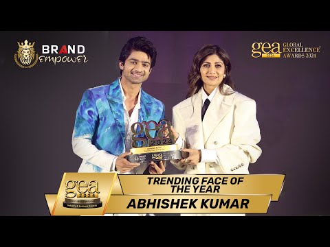 Abhishek Kumar wins GEA 2024 | Global Excellence Awards 2024 by Brand Empower