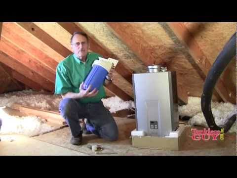 how to vent rinnai tankless water heater