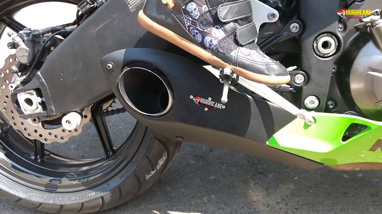 Capa do vídeo  Escapamento Hurrimade Evolution Kawasaki ZX-6R 2013 a 2016