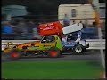 brisca stockcars stu smith #1 v welters #8 1984 long track