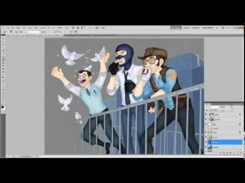 how to paint 5 o'clock shadow