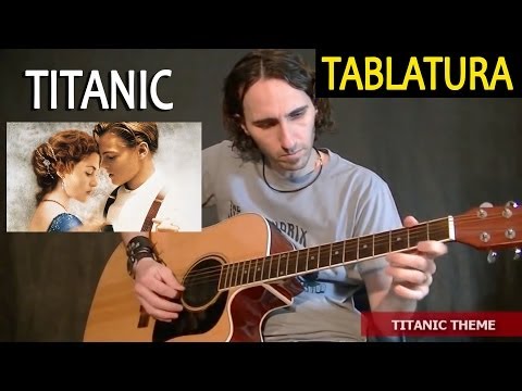 COMO TOCAR TITANIC EN GUITARRA / MY HEART WILL GO ON TABLATURA / APRENDER  GUITARRA FACIL: NOTAS TCDG | musicadesdelos90hastahoy