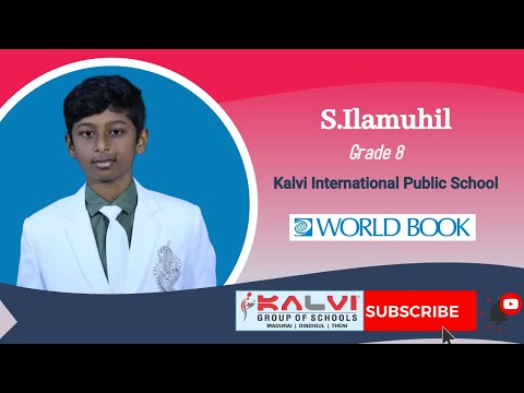 Kalvi Schools - S Ilamuhil - Grade 08 - Robotics - WORLD BOOK