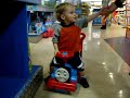 Grayson on thomas the tank engine