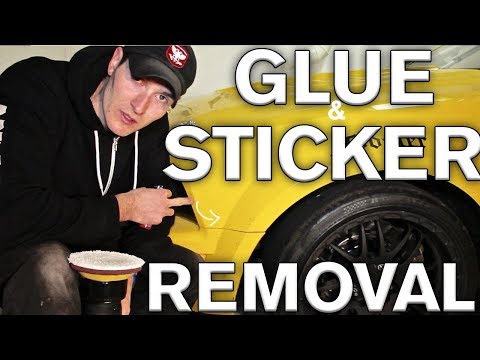 how to remove glue