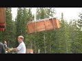 Removing old hot tub Removing old hot tub