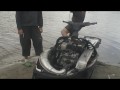 Snowmobile on water @ �rnsk�ldsvik