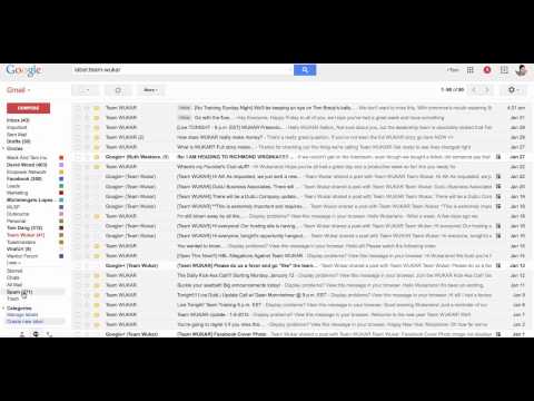 how to organize emails in gmail