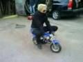 pernilla på minimoto