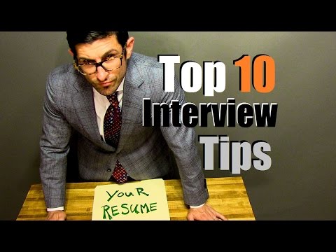 10 препоръки за интервю за работа
