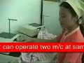 Button Wrapping and Knotting Machine