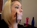 Tutorial: Natural Olive green/Teal with MAC and Nars
