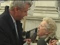 Andrew Lansley heckled over NHS reforms outside Downing Street