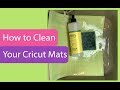 how to clean cricut mat