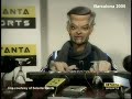 Mourinho on Setanta - 2005 Barcelona Press Conference