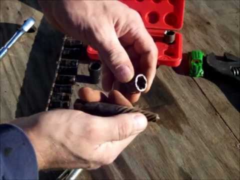 how to get a stripped lug nut off