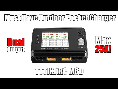 BEST POCKET CHARGER! - ToolKitRC M6D Charger Review (Banggood)