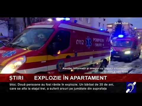 Explozie în apartament, la Alba Iulia