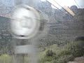 approaching montserrat by train catalonia spain