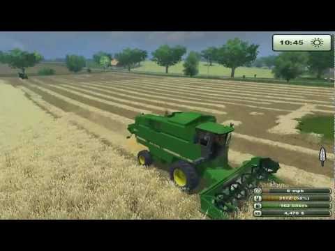 how to harvest wheat in farming simulator 2013