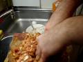 videos de Cooking with Chef el Patron - Feta Burgers, part 3