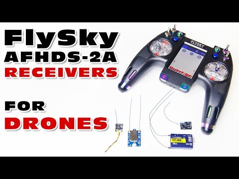 A detailed look at drone / FPV receivers for FlySky transmitters...