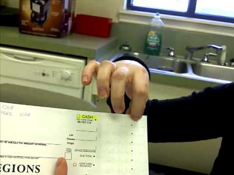 how to fill out a deposit slip