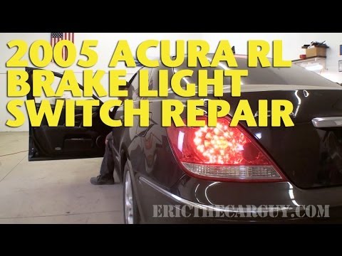 2005 Acura RL Brake Light Switch Repair -EricTheCarGuy