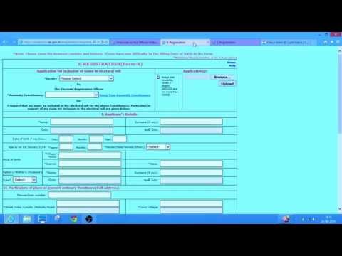how to apply voter card online