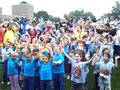 First Graders doing YMCA Wednesday