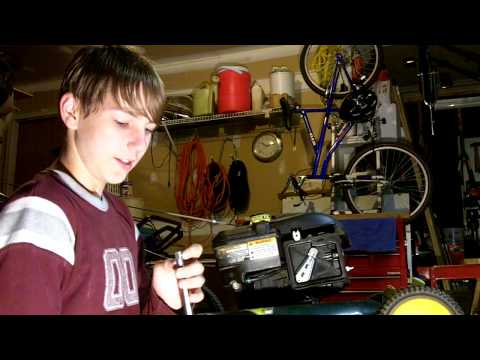 how to drain craftsman lawn mower oil