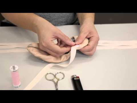 how to fasten dance shoes