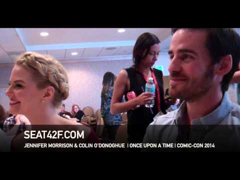 Jennifer Morrison Colin O'Donoghue ONCE UPON A TIME Comic Con Interview 2014