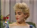 first, a news report about the madonna and sean wedding madonna interview in 1987-talks about being married to sean penn.