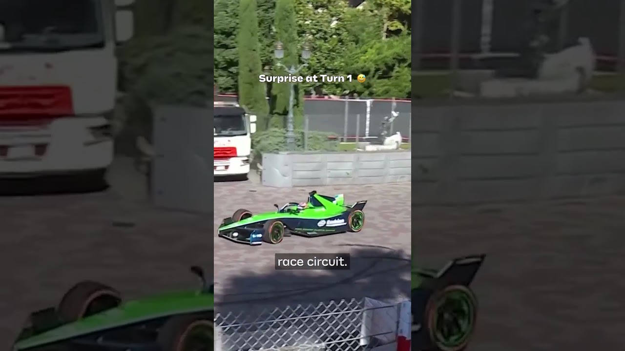 Traffic at turn 1 Monaco 🚦
