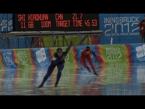 Jang Mi glides to victory! - Womens 500m Speed Skating at Innsbruck 2012
