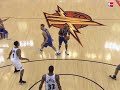Stephen Jackson misses the free throw but hits the three! Stephen Jackson misses the free throw but hits the three!