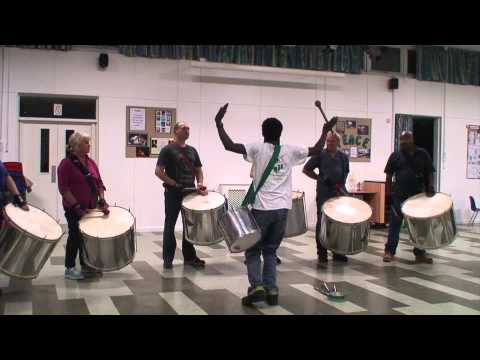 EclectiX1 - Part 1. Mestre Fred's workshop for Bloco do Sul Batucada Courtesy Kay.