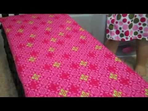 how to make a 18 inch doll bed