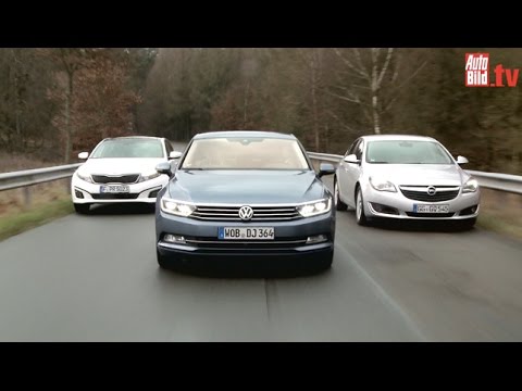 VW Passat vs. Opel Insignia & Kia Optima VW Passat vs. Opel Insignia & Kia Optima