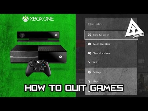how to quit a game on xbox one