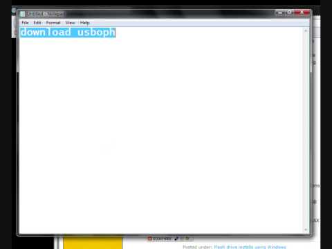 how to ophcrack usb windows 7