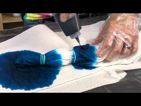 how to tie dye step by step