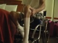 Wheelchair style - Transfer From & to Bed & Floor At hotel - L1 injury 9-17-11