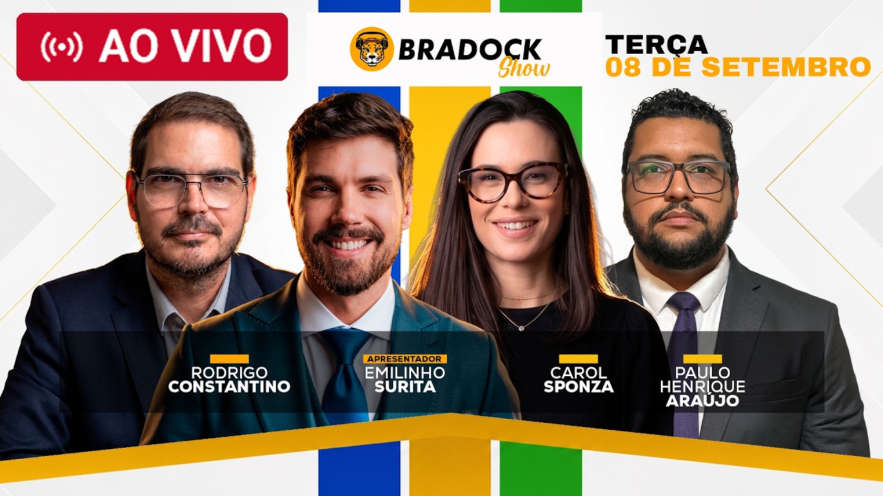 🔴 O JOGO VIROU? MENDONÇA AFASTA CHEFE DA PF E CRISE EXPLODE NO STF| Bradock Show 08/09/2026