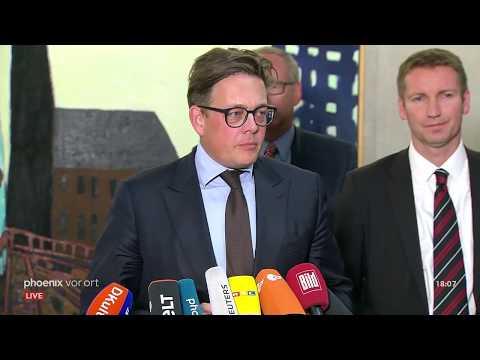 Statements nach der Befragung von Verfassungsschutzprsident Hans-Georg Maaen am 12.09.18