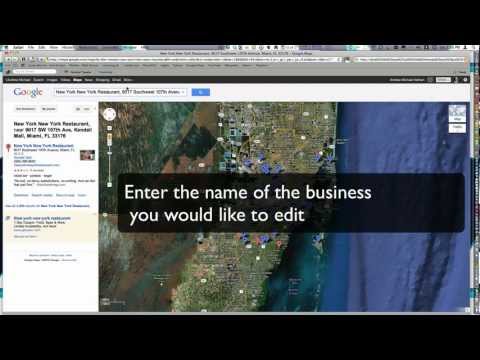 how to locate business on google map