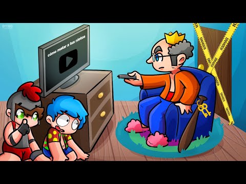 BEBE INVICTOR ESCAPA DEL ABUELO TROLLINO 😂 ESTA CASA ES UNA PRISIÓN 😭 GRANNY SIMULATOR con COMPAS